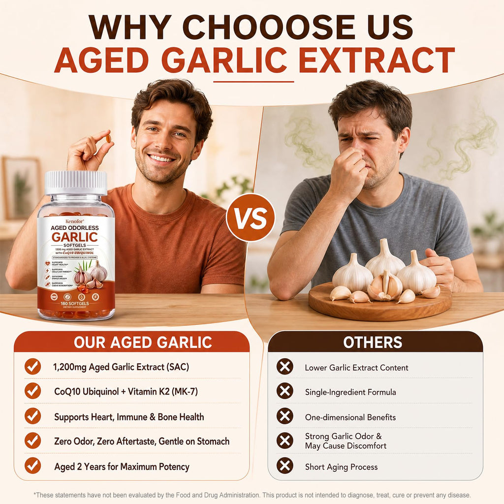 Aged Garlic Extract Softgels 1,200 mg 180 Softgels E31461