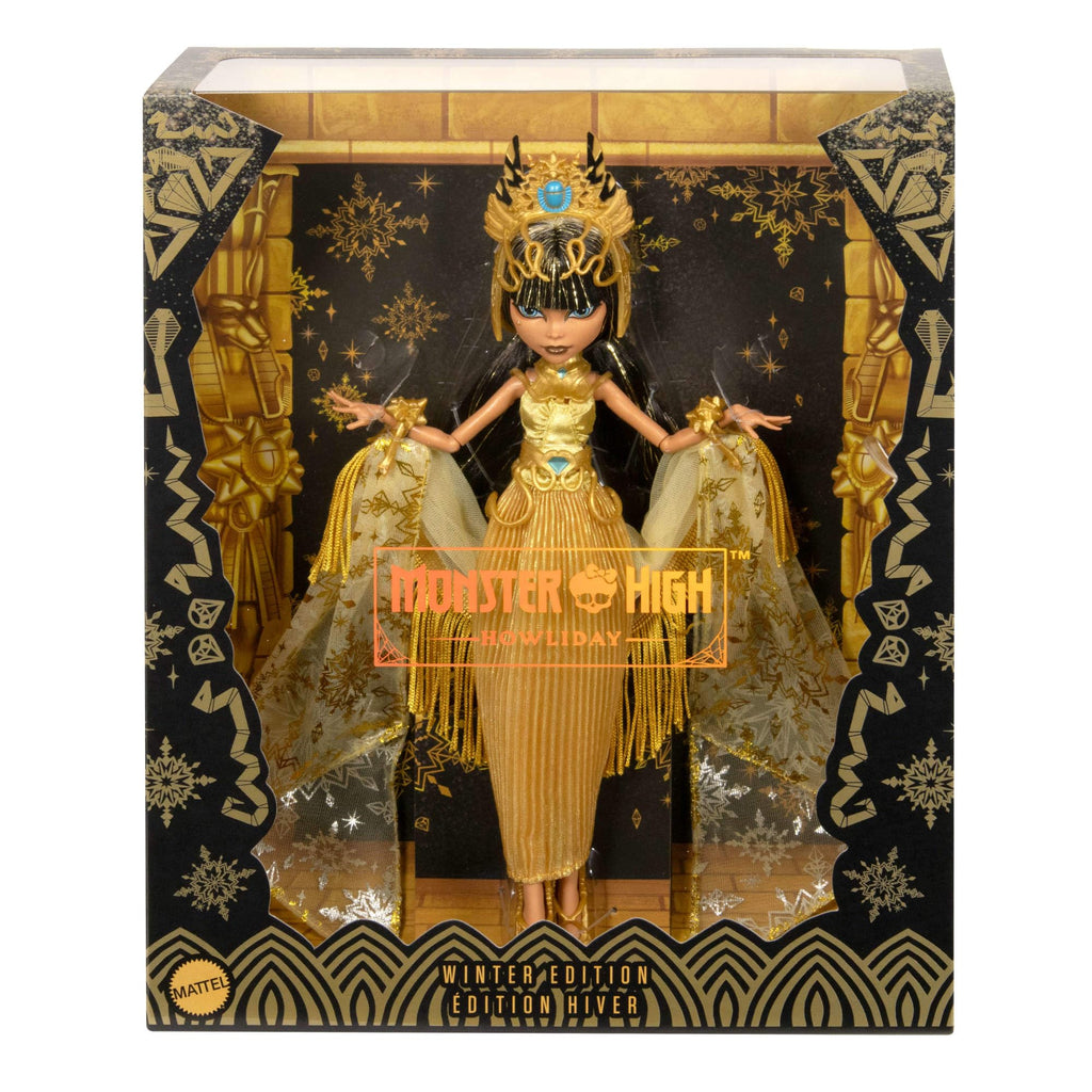Collectible Doll in Golden Gown with Fringe Shawl B371903