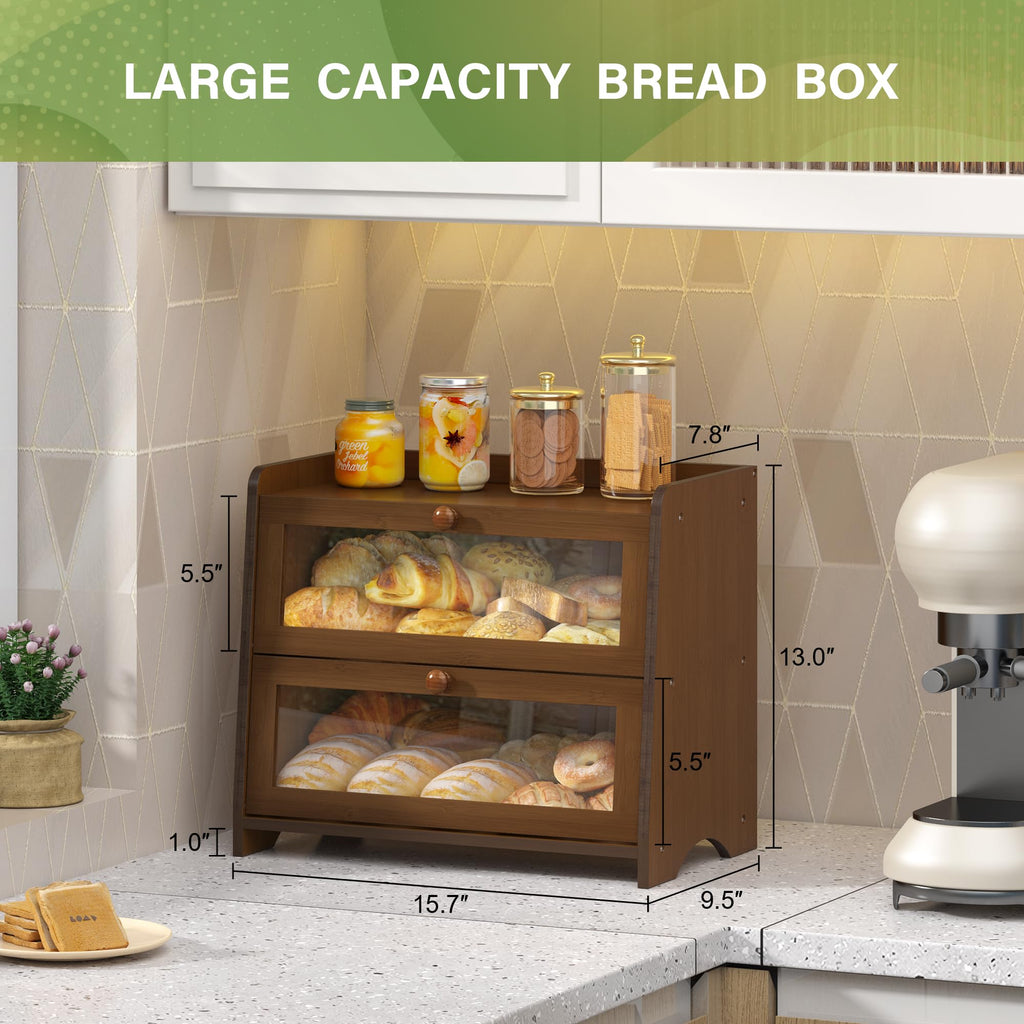 Double Layer Bread Box C924