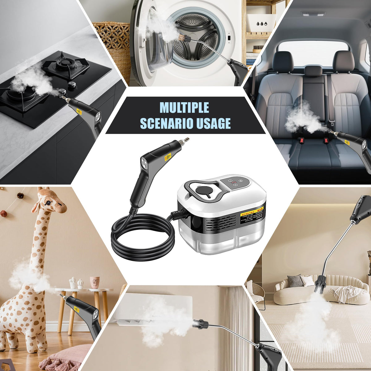 2500W Handheld Steam Cleaner X898