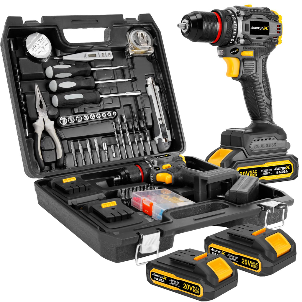 Brushless Compact Cordless Drill Tool Set 135Pcs A169030