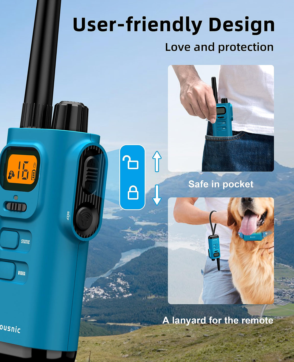 Waterproof Dog Training Collar with Remote P926527