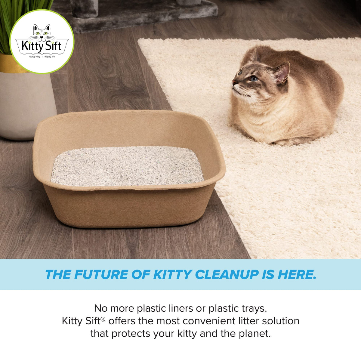 Large 6 Count Disposable Cat Litter Box I72147