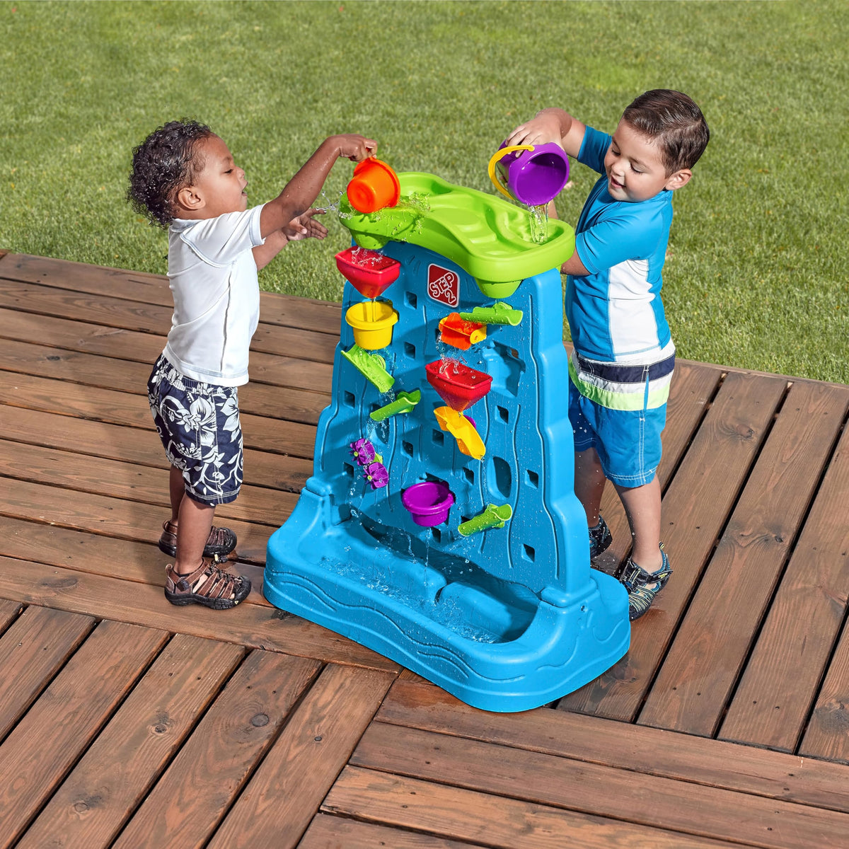 Double-Sided Water and Sand Activity Table, 13 Piece X665