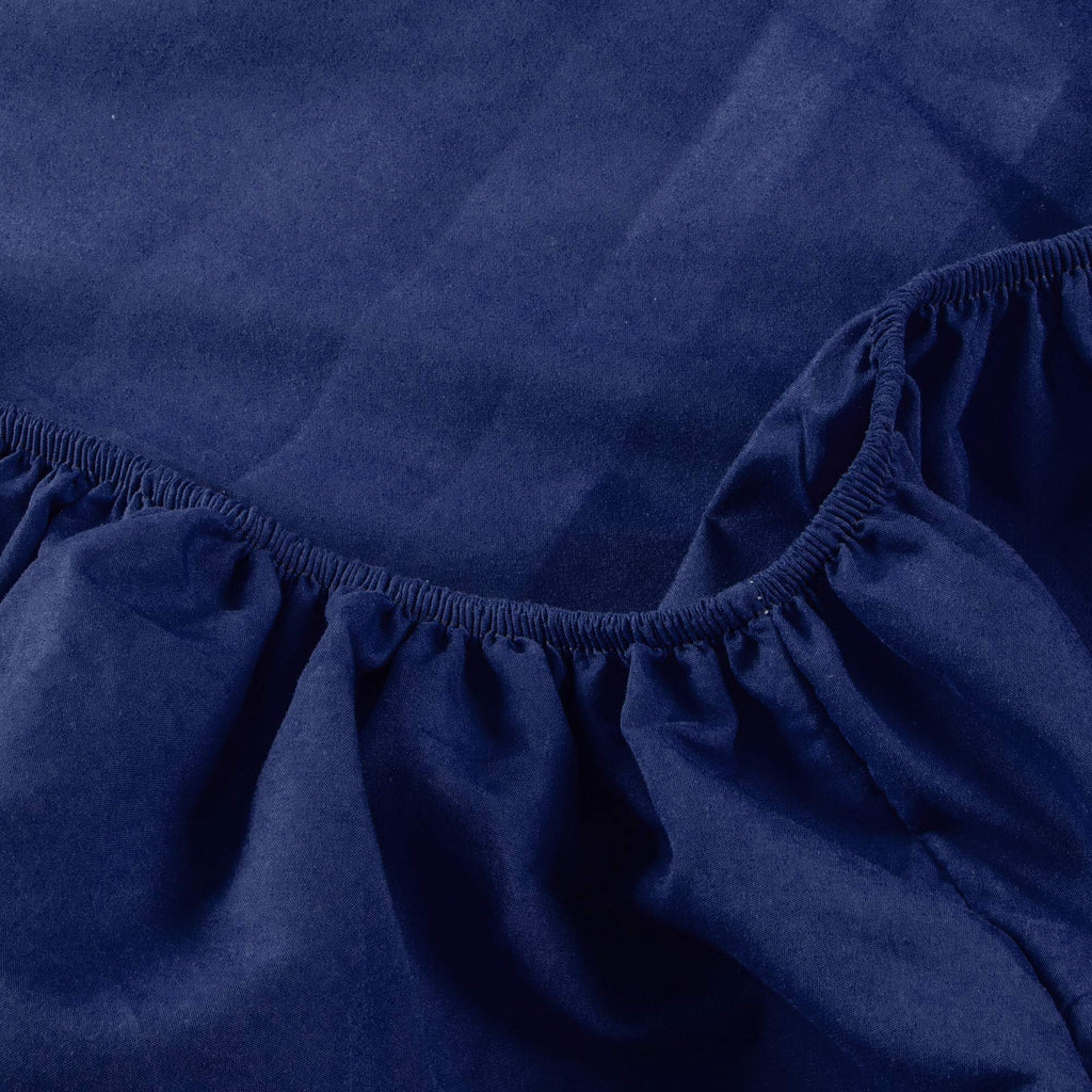 Toddler Microfiber Sheet Set, 3 Piece, Navy Blue J791826