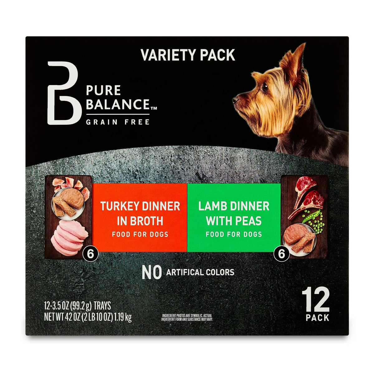 Grain-Free Wet Dog Food Variety Pack, 24 Count, 3.5 oz Trays Z73304
