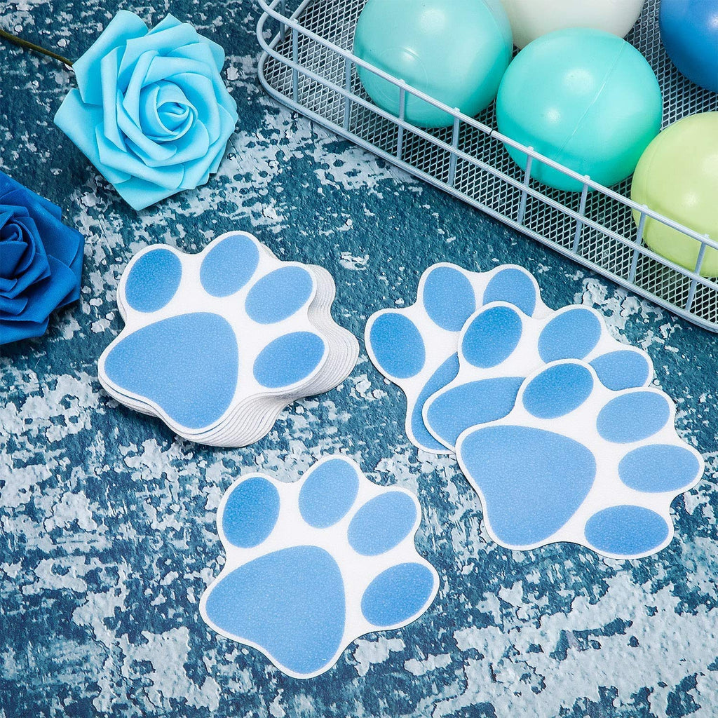 12 Pcs Non-Slip Bathtub Stickers Blue E7506